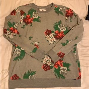 Floral crew neck